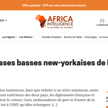 Les manœuvres discrètes de la France et de l’Algérie à New York : le Sahara occidental comme monnaie de contact diplomatique
