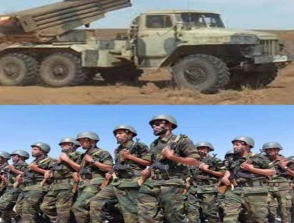elps_bomabardeos_001_0 GUERRA DEL SAHARA | La artillería saharaui bombardea una base de intervención y apoyo del ejército marroquí en el sector de GUELTA | Sahara Press Service (SPS)