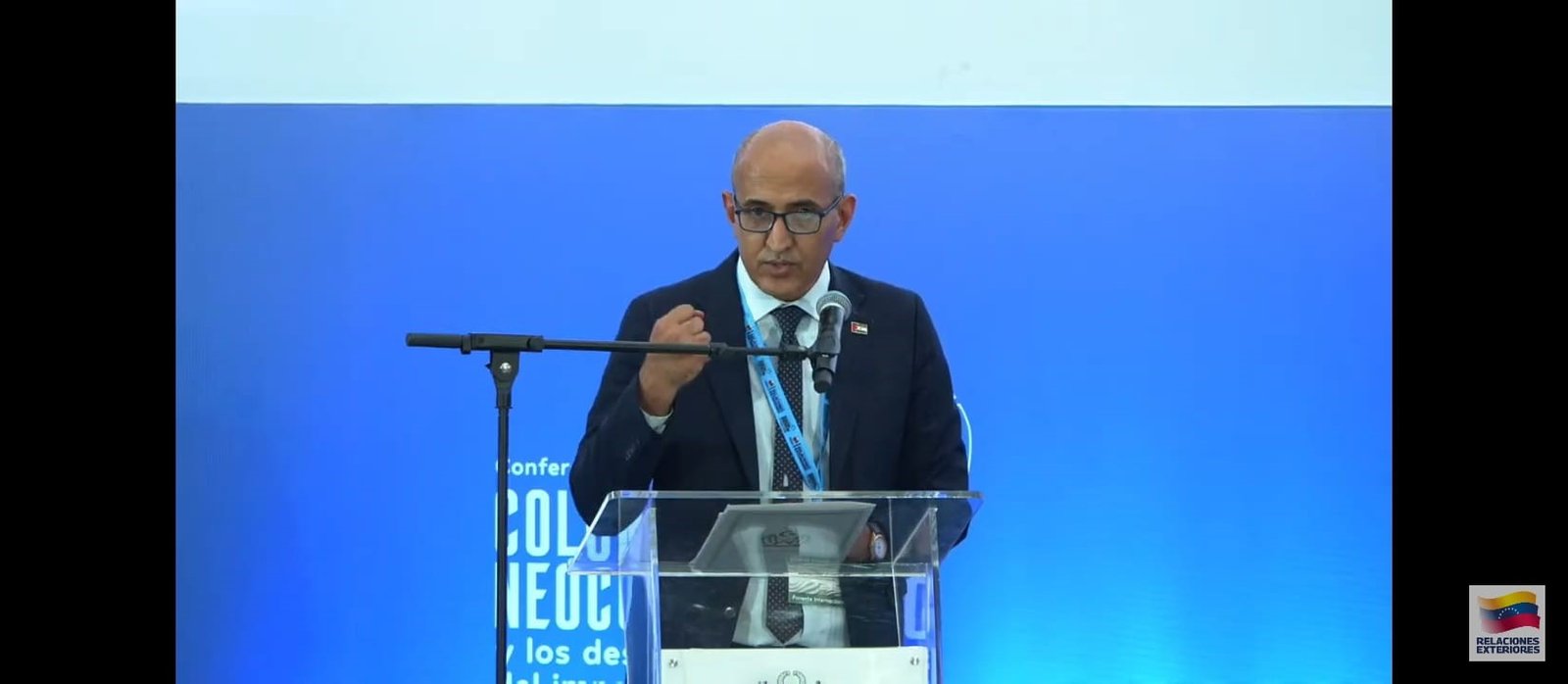 Embajador Mohamed Zrug interviene en Seminario Internacional sobre Colonialismo, Neocolonialismo y otros Despojos Territoriales Seminario Internacional sobre Colonialismo, Neocolonialismo y otros Despojos Territoriales