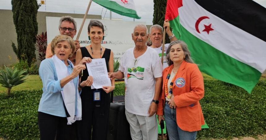 Vigilia ante la ONU en Brasilia apoya derecho del pueblo saharaui a la autodeterminación | Sahara Press Service (SPS)