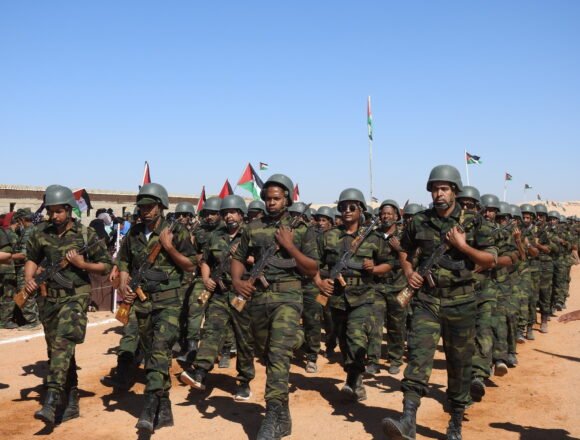 El Ejército de Liberación Popular Saharaui (ELPS) muestra sus fuerzas en el 50º Aniversario de la Unidad Nacional | Sahara Press Service (SPS)