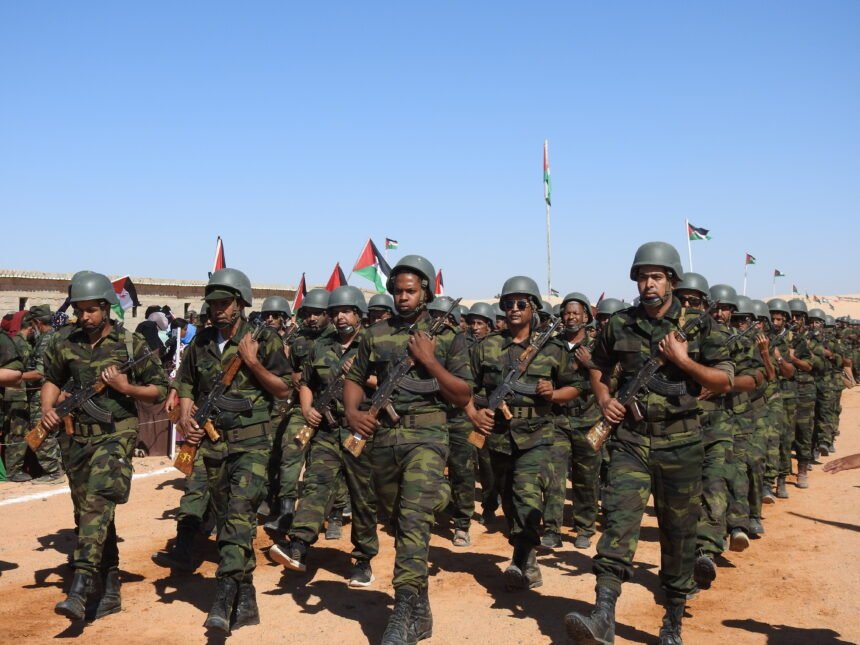 El Ejército de Liberación Popular Saharaui (ELPS) muestra sus fuerzas en el 50º Aniversario de la Unidad Nacional | Sahara Press Service (SPS)