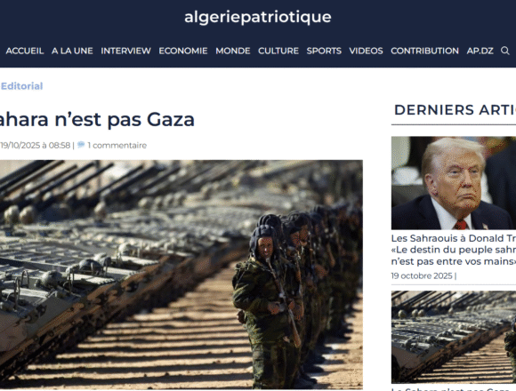 EL SAHARA OCCIDENTAL NO ES GAZA… y las Naciones Unidas tienen la obligación moral y política de impedir que lo sea