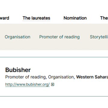 El proyecto BUBISHER, candidato al ASTRID LINDGREN MEMORIAL AWARD (ALMA) de PROMOCIÓN DE LA LECTURA