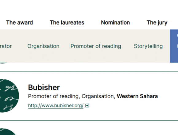 El proyecto BUBISHER, candidato al ASTRID LINDGREN MEMORIAL AWARD (ALMA) de PROMOCIÓN DE LA LECTURA