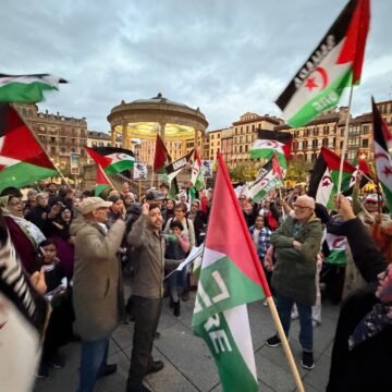 CONCENTRACIÓN en Pamplona por una resolución justa del Consejo de Seguridad y por la autodeterminación del Sáhara Occidental