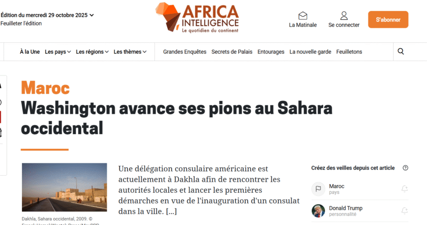 Washington prepara un “consulado” en el Sáhara ocupado para legitimar la ocupación marroquí