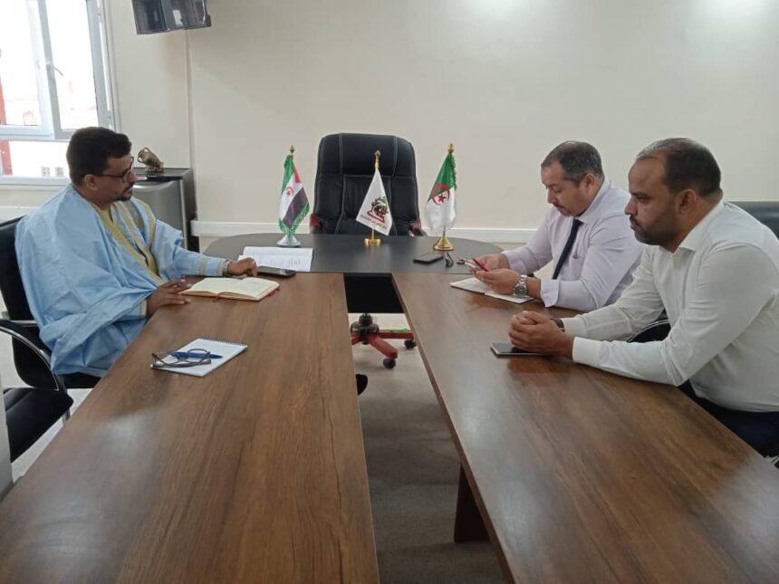 El rector de la Universidad de Tifariti en visita de trabajo al Centro Universitario Ali Kafi de Tinduf | Sahara Press Service (SPS)