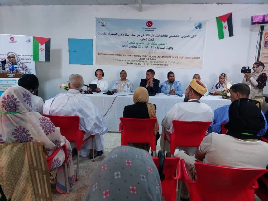 19 Inauguran el III Encuentro Internacional de Solidaridad para el Intercambio Cultural por la Paz en el Sahara Occidental | Sahara Press Service (SPS)