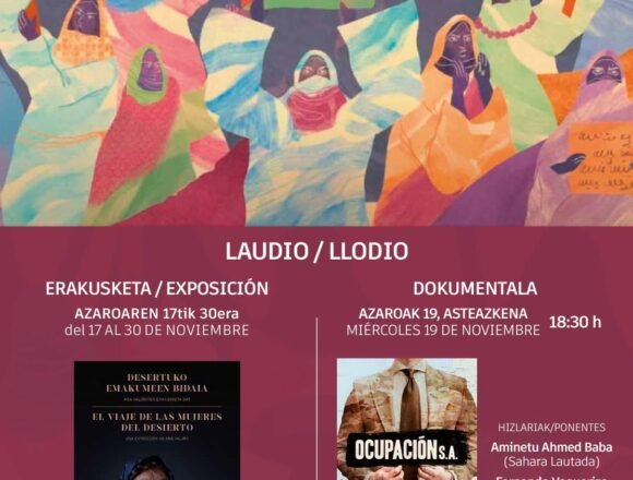 Álava – Laudio visibiliza la historia de la lucha feminista saharaui