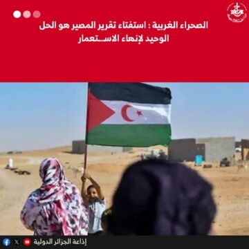 Sáhara Occidental: Un referéndum de autodeterminación es la única solución para acabar con el colonialismo