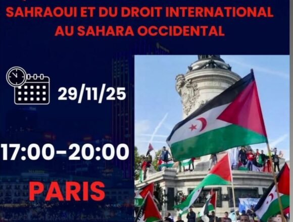 G6zCautWEAALLyo EUCOCO Paris | Manifestación en apoyo del pueblo saharaui en la Place de la République