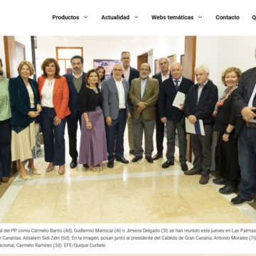 Diputados del PP trasladan en Gran Canaria su respaldo al Frente Polisario y reclaman a Sánchez que rectifique su postura sobre el Sáhara Occidental