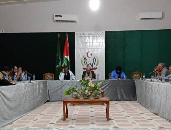 El presidente Brahim Ghali preside la reunión sobre el progreso de los preparativos para la visita del movimiento de solidaridad mundial | Sahara Press Service (SPS)