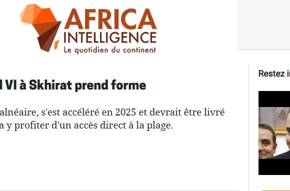 Lujo real en Skhirat: la nueva residencia de Mohammed VI avanza en silencio mientras Marruecos afronta crecientes tensiones sociales