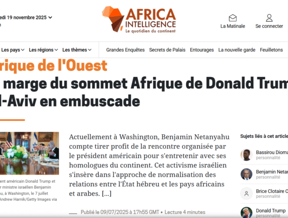 Tribune | Israël, les États-Unis et la tentation de la normalisation en Afrique : la Mauritanie sous pression