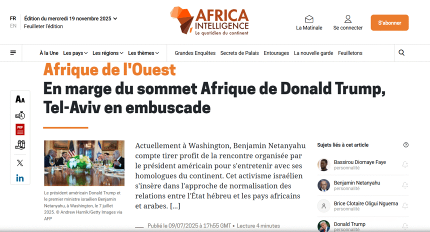 Tribune | Israël, les États-Unis et la tentation de la normalisation en Afrique : la Mauritanie sous pression