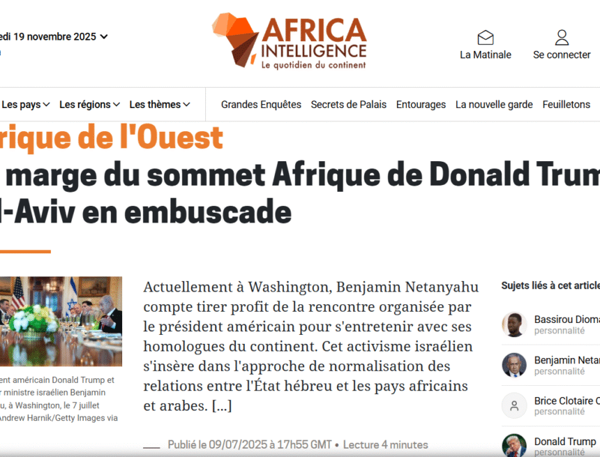 aswaedrgtfyhjuk Tribune | Israël, les États-Unis et la tentation de la normalisation en Afrique : la Mauritanie sous pression