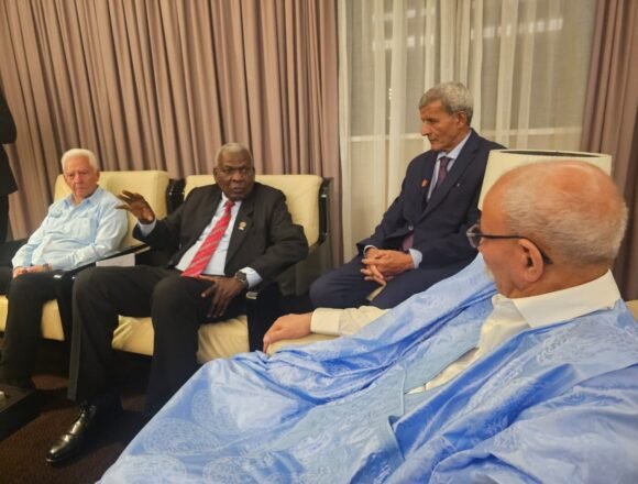 El Presidente Ghali conversa con su homólogo de Angola | Sahara Press Service (SPS)