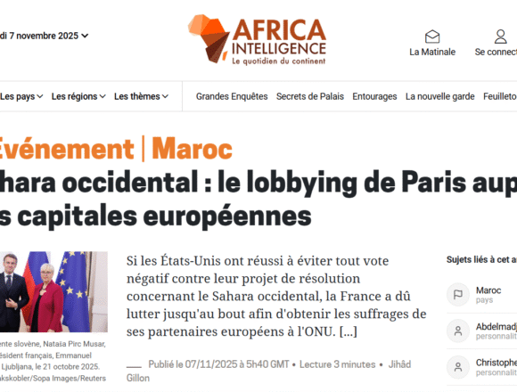edrfghgtrtyh Sahara Occidental: el lobby francés en la ONU y el juego sucio contra el derecho saharaui