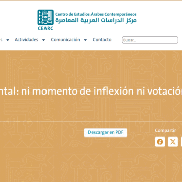 fgewqerdfgesdrf Sáhara Occidental: ni momento de inflexión ni votación histórica – Por Isaías Barreñada Bajo en Comentario CEARC