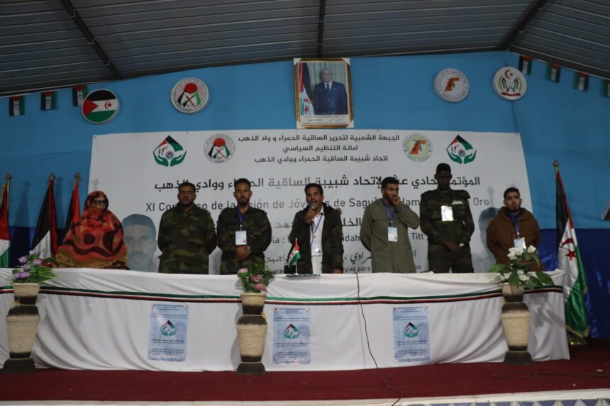 Clausura XI Congreso de la UJSARIO sus labores con énfasis en  el papel de los jóvenes en la batalla por la independencia del territorio saharaui