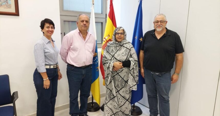 la_ministra_de_cooperacion_de_la_republica_arabe_saharaui_democratica_rasd_fatma_mehdi Ministra de Cooperación saharaui agradece la solidaridad histórica de Canarias