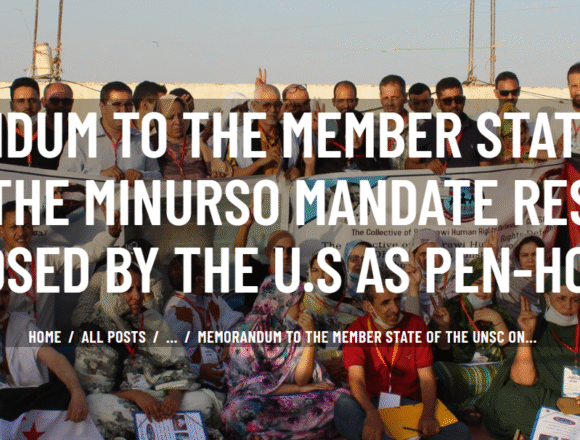 CODESA analiza la Resolución 2797 (2025) del Consejo de Seguridad y alerta sobre los riesgos para el derecho a la autodeterminación saharaui