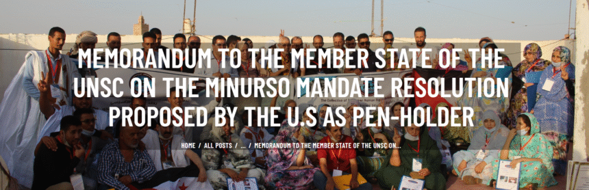 CODESA analiza la Resolución 2797 (2025) del Consejo de Seguridad y alerta sobre los riesgos para el derecho a la autodeterminación saharaui