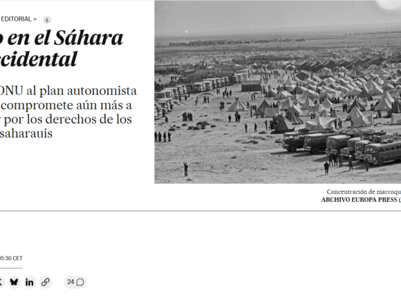 EL PAÍS difunde el relato marroquí sobre el Sáhara Occidental: del periodismo a la propaganda de Marruecos
