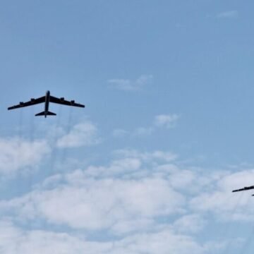 Un B-52 estadounidense despega de Morón (España) y vuela frente a las costas del Sáhara Occidental ocupado