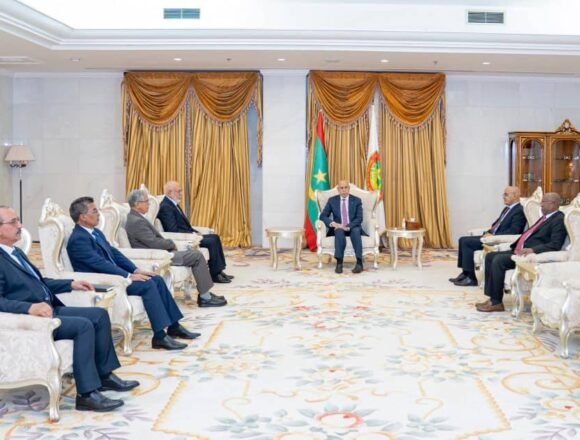 El Presidente del CNS es recibido por el presidente de Mauritania como Enviado Especial del Presidente Ghali | Sahara Press Service (SPS)