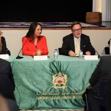 Dirigente del PSC festeja la Marcha Verde en un acto organizado junto a Marruecos