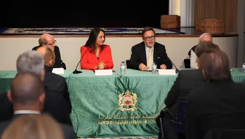 Dirigente del PSC festeja la Marcha Verde en un acto organizado junto a Marruecos