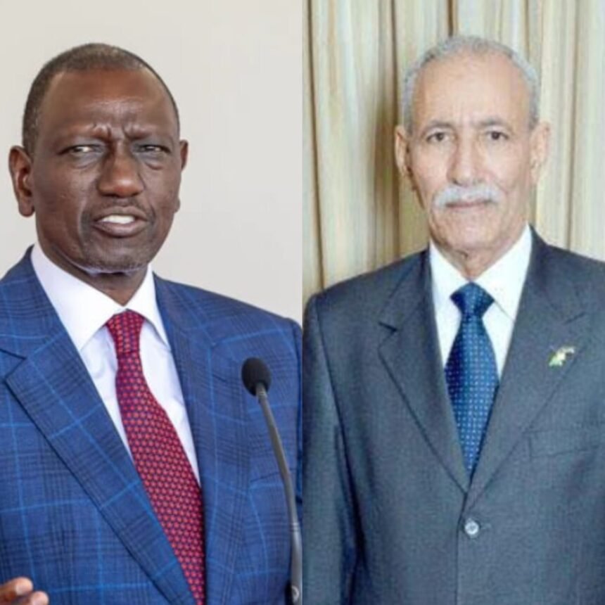 El presidente de la República Saharaui felicita a su homólogo keniano con motivo de la celebración del Día Nacional de su país | Sahara Press Service (SPS)