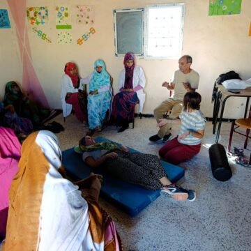 121225DSS_SAHARA1 NAVARRA con el SAHARA | Profesionales de Atención Temprana refuerzan la atención a menores con dificultades de desarrollo en Tinduf