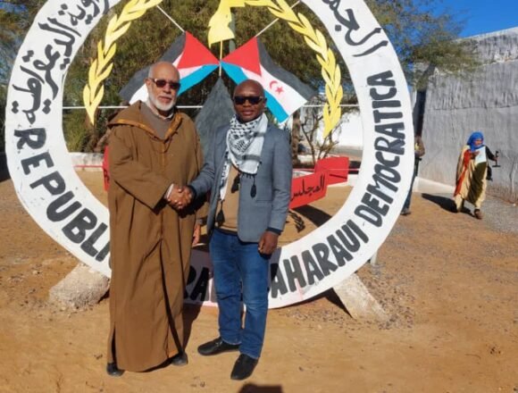 20_0 Presidente del Consejo Nacional saharaui recibe a un exparlamentario y activista político de Ghana | Sahara Press Service (SPS)