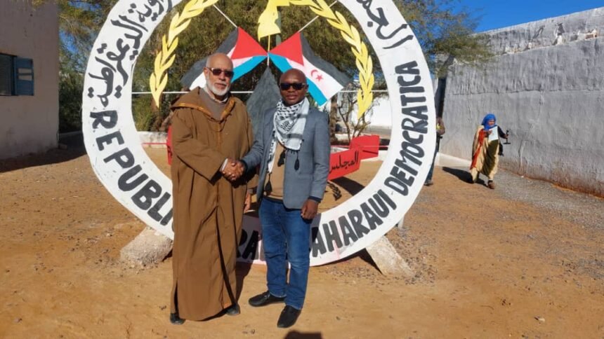 Presidente del Consejo Nacional saharaui recibe a un exparlamentario y activista político de Ghana | Sahara Press Service (SPS)
