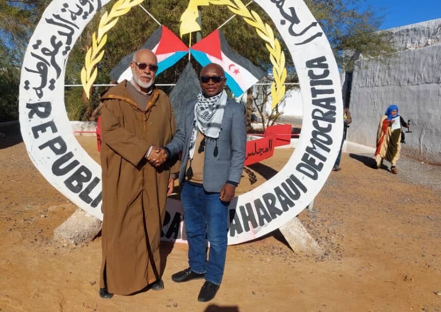 20_0 Presidente del Consejo Nacional saharaui recibe a un exparlamentario y activista político de Ghana | Sahara Press Service (SPS)