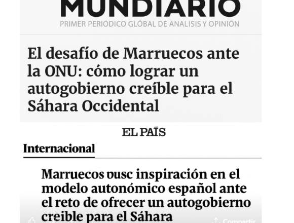 4r5tyu54567879 Marruecos dice acelerar su “autonomía” para el Sáhara y la prensa española describe el decorado sin mirar el escenario