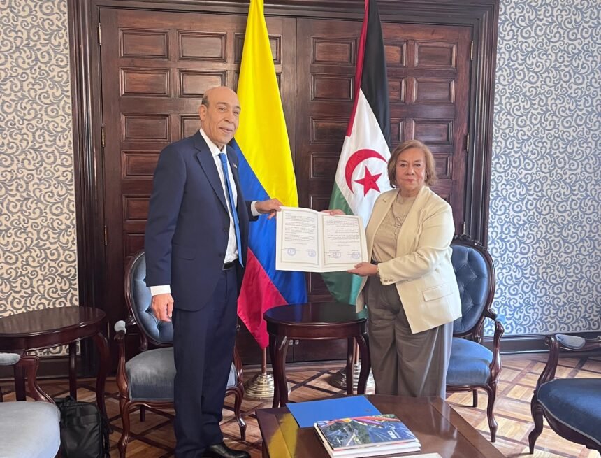 68fb704c-5cc7-4960-81d1-9ee2ff8155d8 El nuevo Embajador saharaui designado en Colombia entrega copias de estilo de sus Cartas Credenciales | Sahara Press Service (SPS)