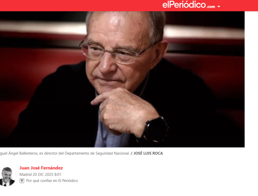 Miguel Ángel Ballesteros alerta: Marruecos mantiene reivindicaciones sobre territorio español