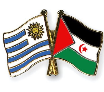 Flag-Pins-Uruguay-Western-Sahara Renuevan su apoyo a la causa saharaui veinte años después del reconocimiento de la RASD por Uruguay