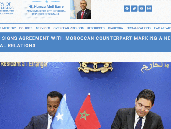 aesdfgawesdrfg Le ministère des Affaires étrangères de la République fédérale de Somalie a démenti ce samedi des déclarations relayées par certains médias concernant sa position sur la question du Sahara occidental