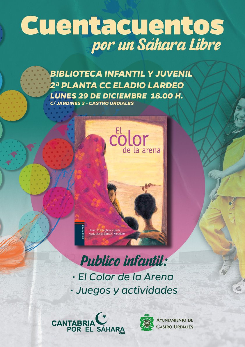 cartel_rrss-80 Organizan actividades para acercar la cultura saharaui al público infantil castreño | Sahara Press Service (SPS)
