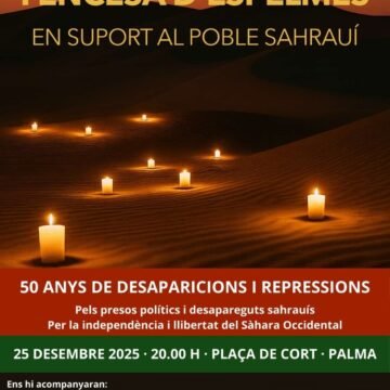 concentracio_balear BALEARES | Concentración en Navidad en solidaridad con los desaparecidos y presos políticos saharauis