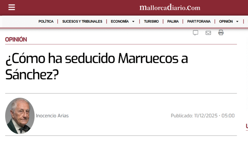 Inocencio Arias alerta del giro español en el Sáhara y del “campo de minas” que puede heredar el próximo Gobierno