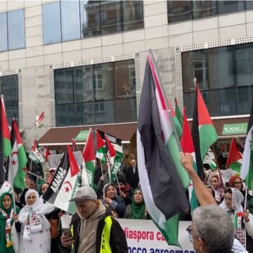 Bruselas: Una protesta masiva denuncia el papel de la UE en el expolio de los recursos del Sáhara Occidental