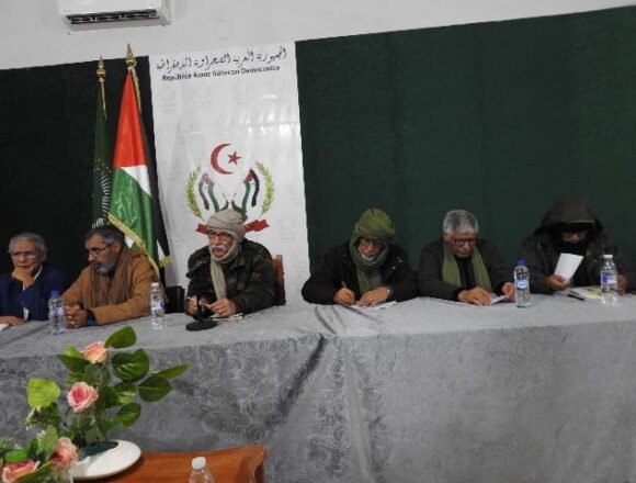 El presidente Brahim Ghali preside una reunión ampliada de los ejecutivos del Estado saharaui y del Frente Polisario