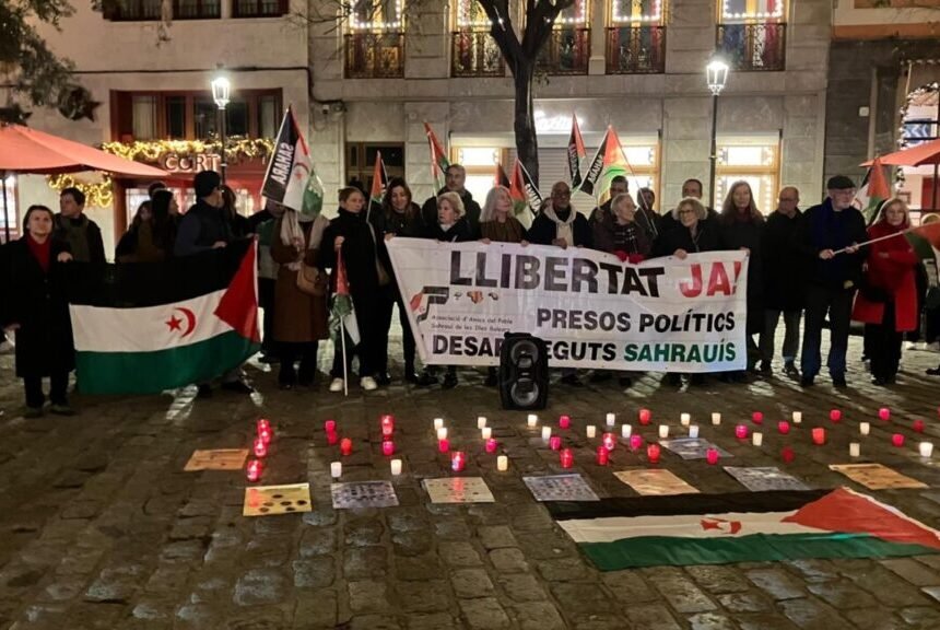 Por 27 año consecutivo | Encendido de velas por el pueblo saharaui frente a Cort en Palma – Mallorcadiario